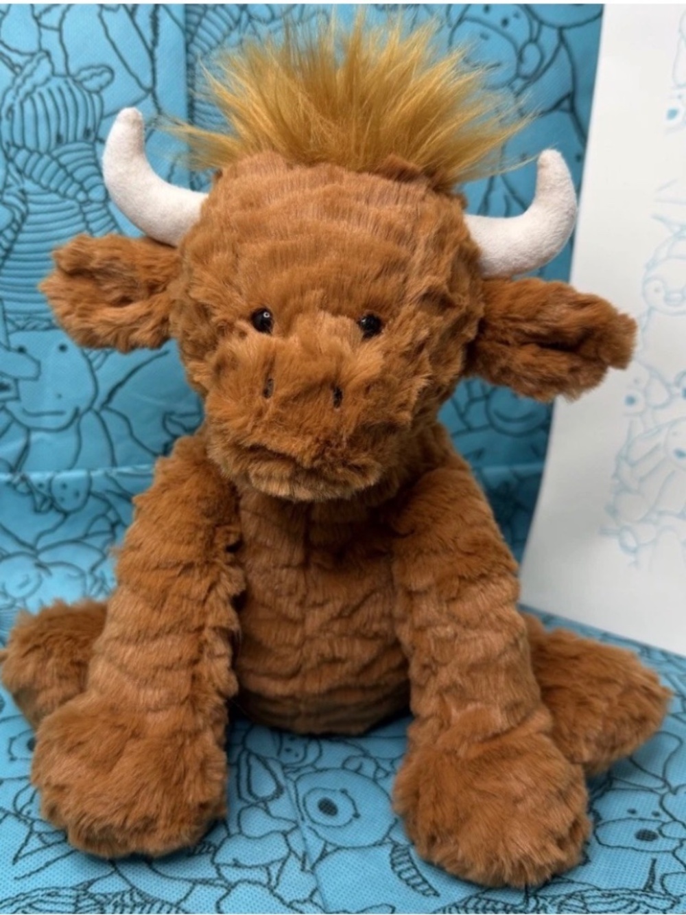 JellyCat Highland Cow NWT